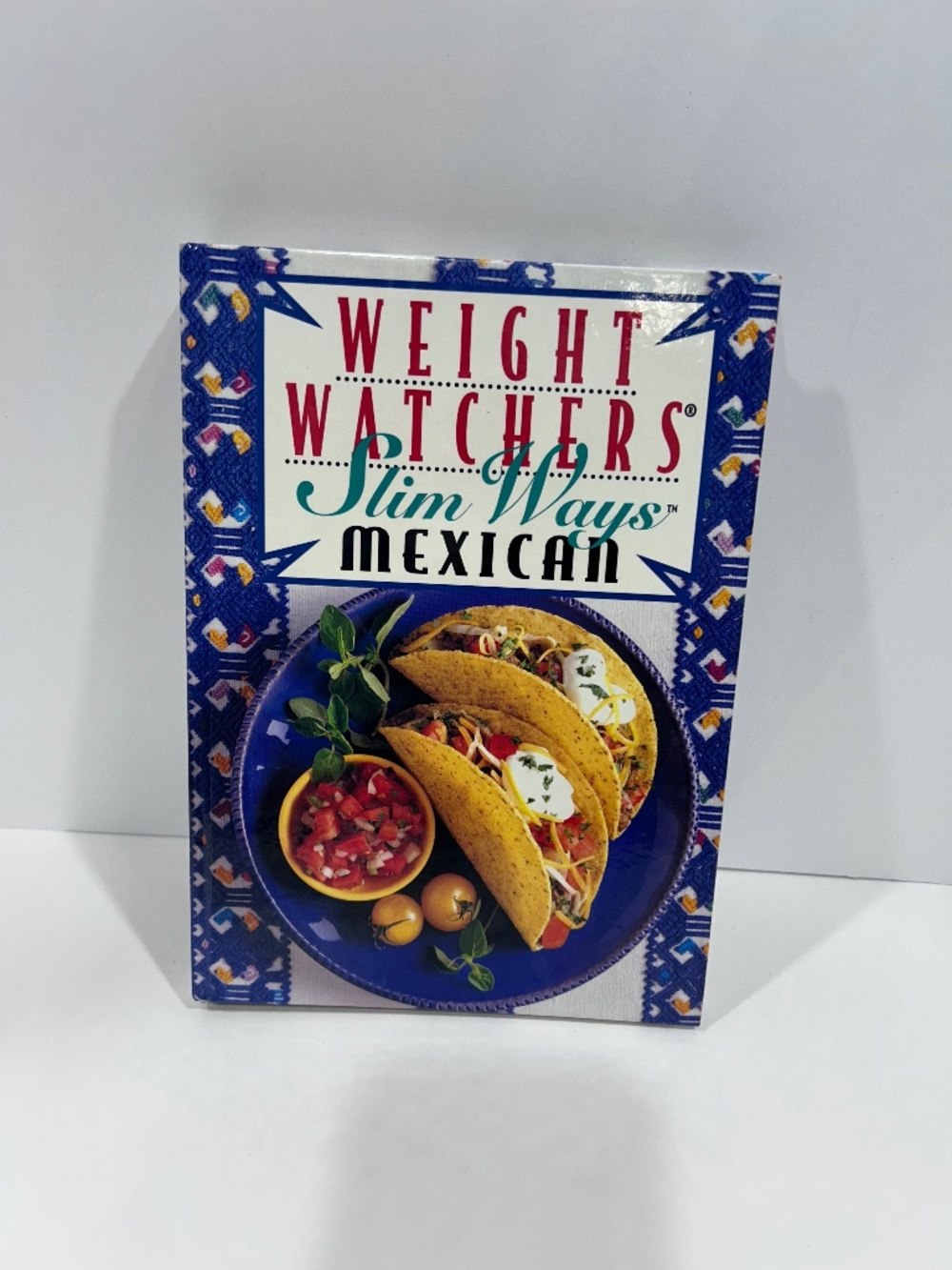 Vintage Weight Watchers Slim Ways Mexican Healthy recipe Cookbook-Hardcover 1996
